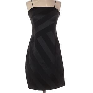 David Meister Strapless Black Cocktail Dress, 2